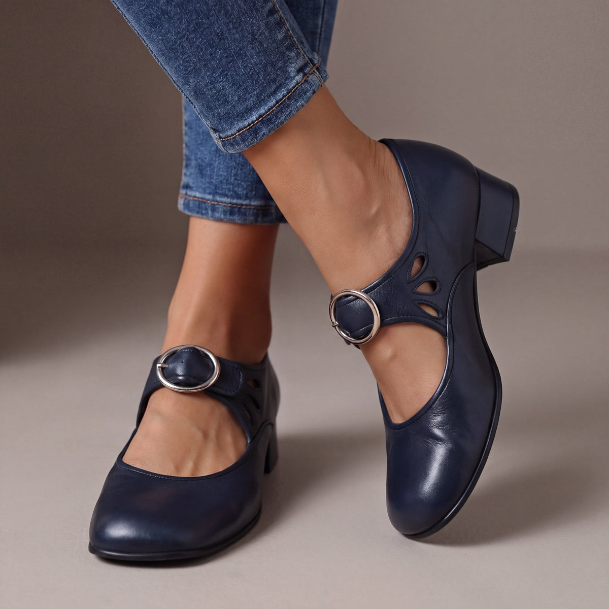 Josephine zapatos Mary Jane de piel - lateral