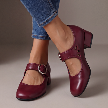 Josephine zapatos Mary Jane de piel - detalle