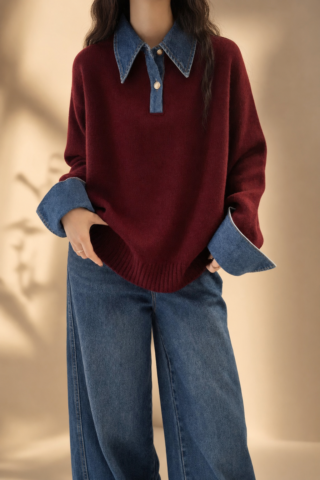 COLOR:Wine Red