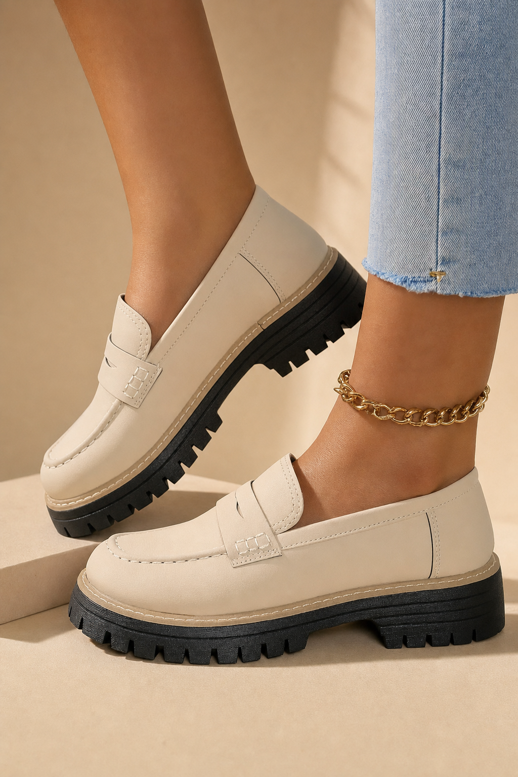 COLOR:Creamy-white